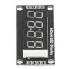 0.36in 4 Digit Digital Tube LED Blue Display Segment Module with Clock TM1637 2 Pin IO 5V