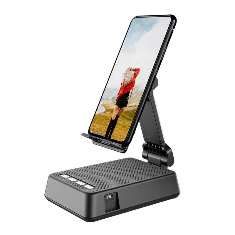 

Desktop for Smart Phone Mounts Adjustable Brackets Holders Lossless Sound Quality Bluetooth-compatible Speaker Accessori 1