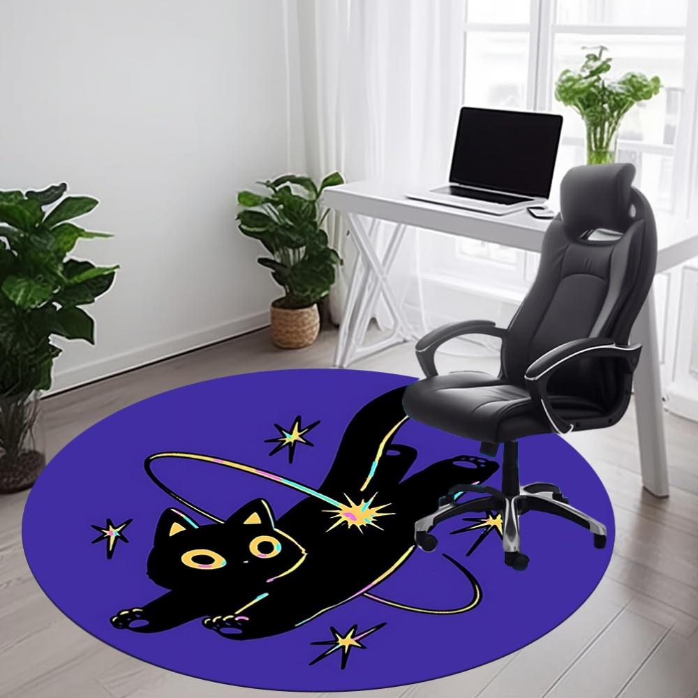 1pc Witchcraft Magic Office Round Area Rug, Under Office Chairs Bedroom Living Room Home Decor, Room Deco