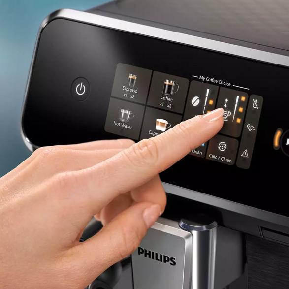 Philips ep2334/10 series 2300 espresso machine lattego system black and gray