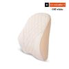 Nappa Leather Car Neck Cushion Waist Support Pillow Memory Foam Car Headrest Lumbar Support Seat Accessories Car Neck Pillow Set