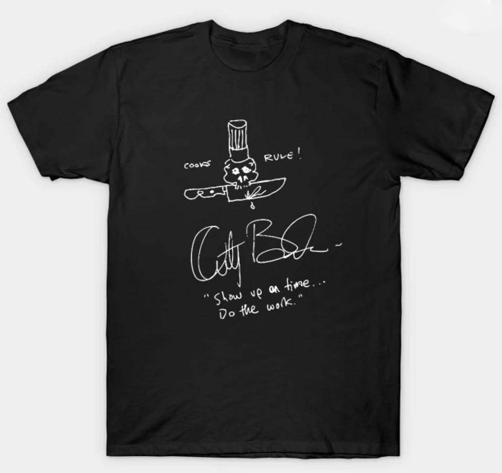 Энтони Бурден Знаменитый Шеф-повар Готовит Еда Унисекс S-3XL Унисекс Футболка XXXXL