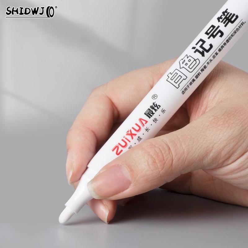 5mm White Marker Pen Car Scratch Repair Pen Auto Touch Up Paint Pen Fill Remover Vehicle Tyre Paint Marker Clear Kit