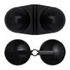 25lots Fishing Double Rattles Beads High Sensitivity Durability Fishing Gear Quickly Mount Tool for Dark Conditions
