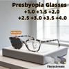 New Fashionable Photochromic Multifocal Presbyopia Glasses High-Definition Reading Eyewear for Near and Far Vision +1.0 To +4.0