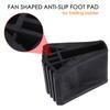 4 Pieces Ladder Feet Pad Ladder Foot Pads Ladder Feet Rubber Cover Furniture Rubber Feet Pad Rubber Material Non-slip