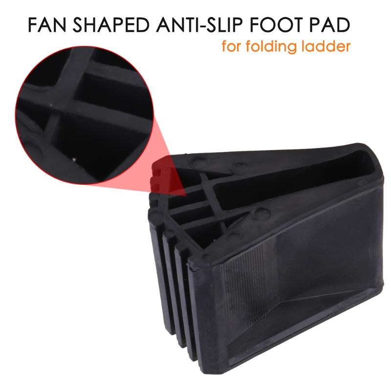 4 Pieces Ladder Feet Pad Ladder Foot Pads Ladder Feet Rubber Cover Furniture Rubber Feet Pad Rubber Material Non-slip