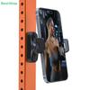 Magnetický Držák na Telefon 360° Nastavitelný Výsuvná Svorka Univerzální Hands-Free Pro Posilovnu, Vysokozdvižný Vozík, Kuchyň, Pasuje na Všechny Telefony