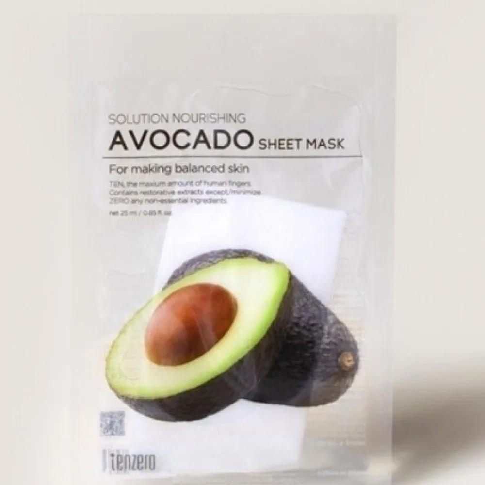 Skin Nourishing Avocado Sheet Mask 10 Sheets BT
