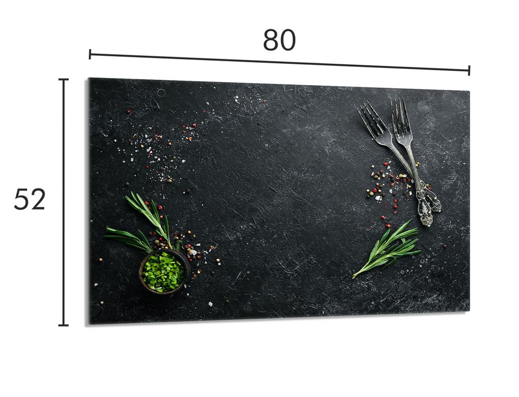 Szklana Płyta Ochronna Na Kuchenkę 80x52 Kuchnia
