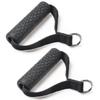 2pcs Hexagonal Rubber Handle Machine Accessories, Resistance Band Handle