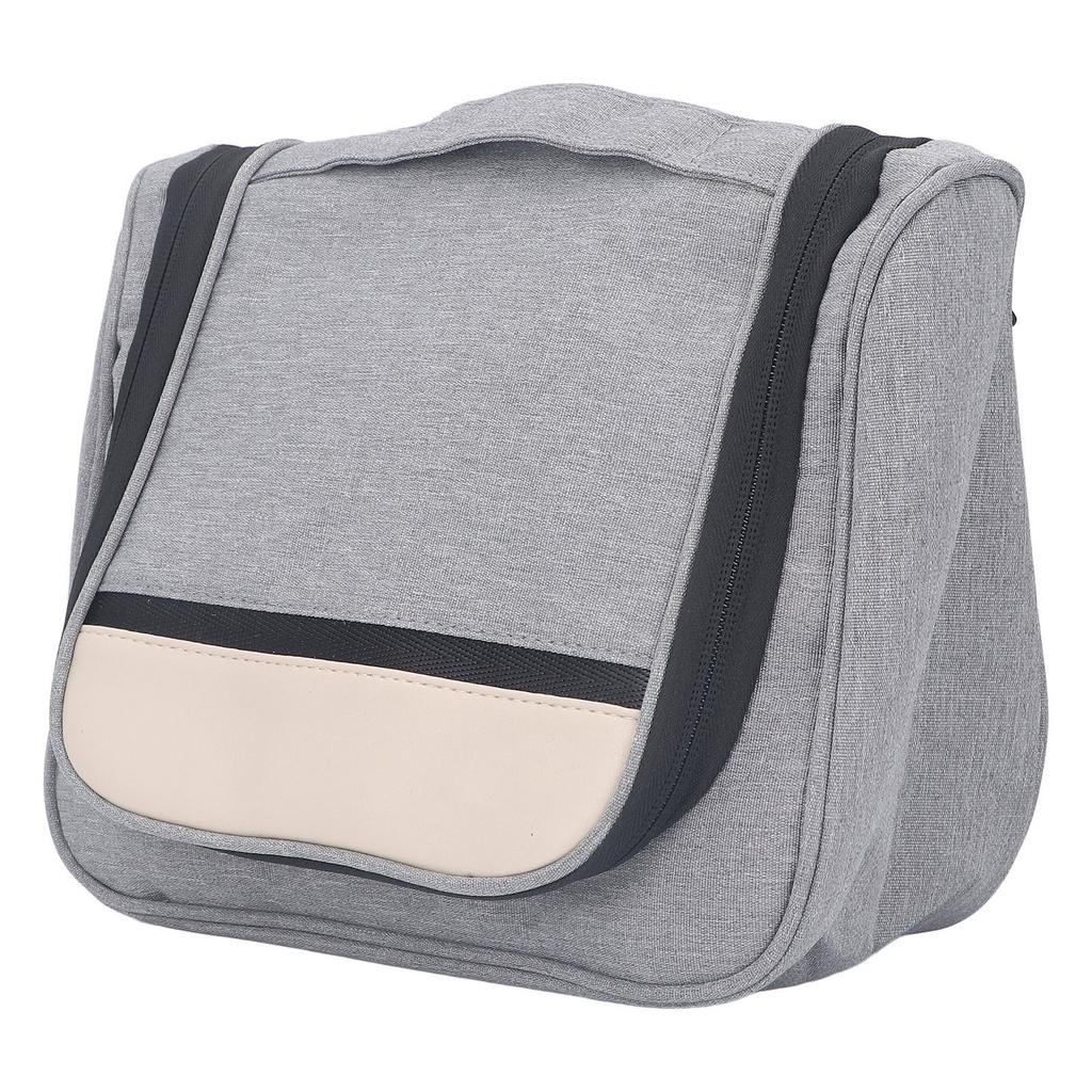 Toiletry Bag Portable Multifunctional Waterproof Large Capacity Cosmetics Organizer for Travel Business Trip Gray