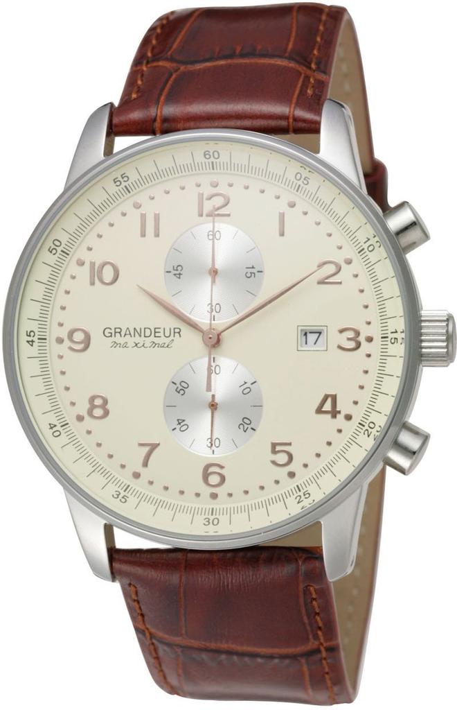 Hodinky OSC022W2 Hnědé [Grandeur]