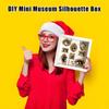 DIY Mini muzeum siluetní krabička, Rámeček Shadow Box vitrína, Personalizované Po Shadow Boxy Displej