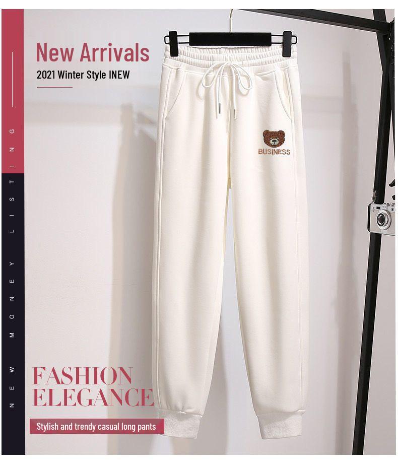 Affordable, High-volume Casual Sports Pants & Women's Hoodies, with Fleece or Without, Sizes M-6XL. For 200 Jin, Choose Extra-large.