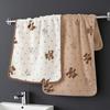 Cute Bear Face Towel for Is Quick-Drying, Lint-Free, Highly Absorbent, and Versatile, Making It An Essential Bathroom Item Suitable for Everyone