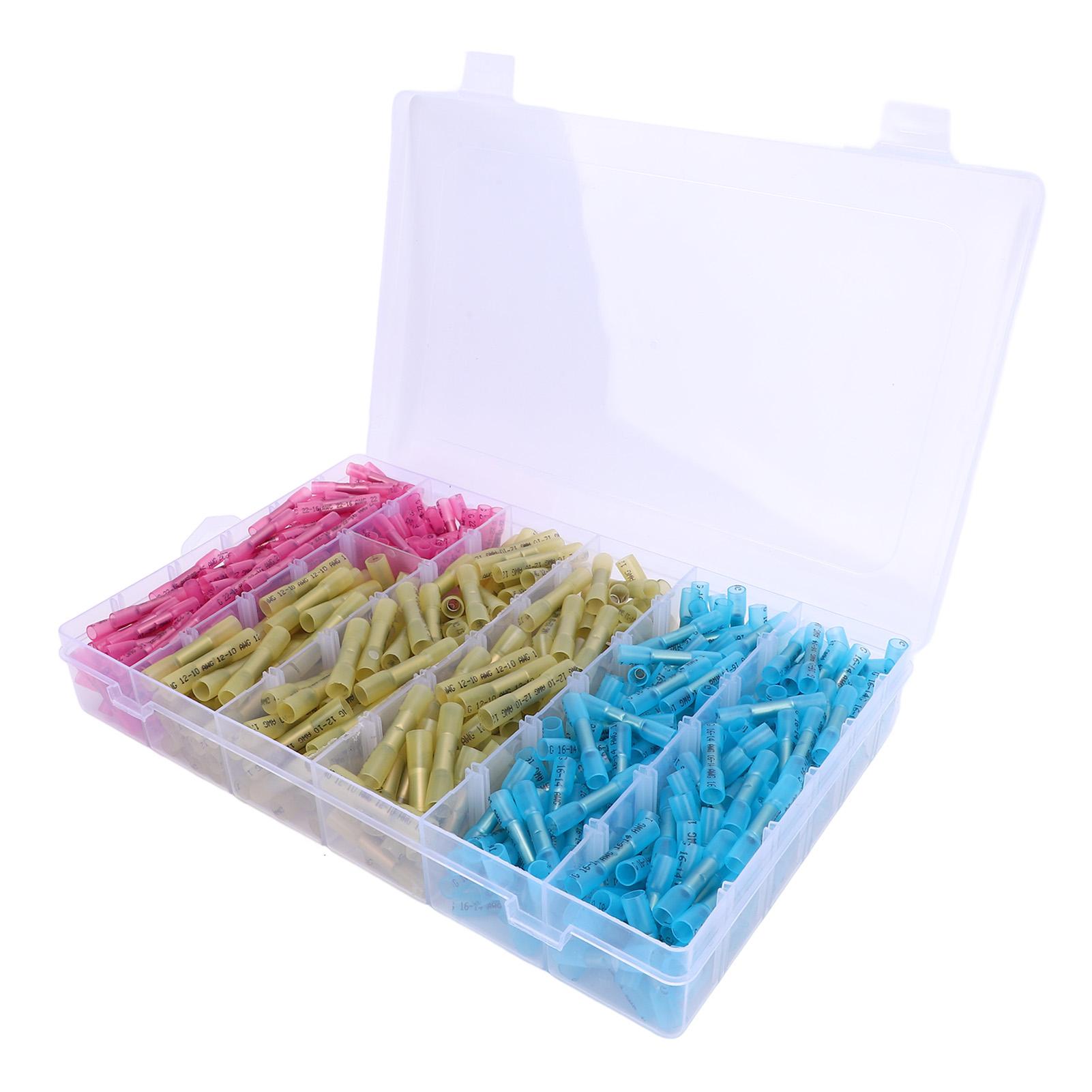 

Набор термоусадочных проволочных соединителей 540 шт. Морской класс Водонепроницаемая Изолированная Электрическая Проволока