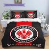 Eintracht Frankfurt Custom Name Pattern Bedding,Quilt Set Quilt Cover Pillowcase Home Birthday Gift(1 * Duvet Cover + 2 * Pillowcase, Without Core)