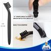 Crevice Cleaner Brush Detail Cleaning Brush Grout Brush Set for and Set MR.SIGA Set, Set, Sinks, Drains, Tiles, Edges, 4-Piece