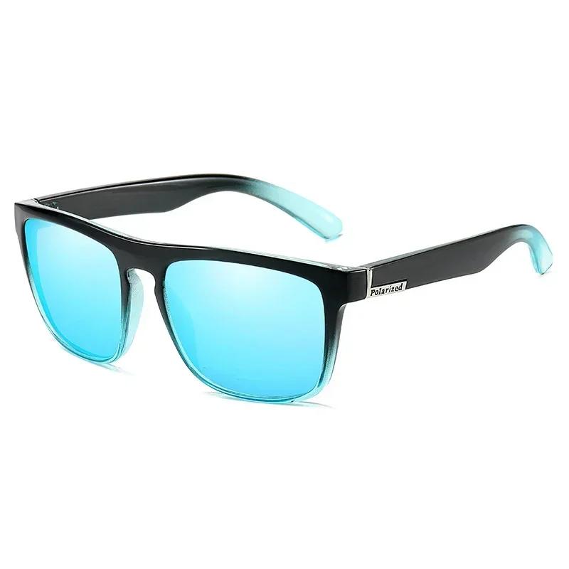 Luxury Cycling Outdoor Women Uv400 Eyewear Retro Driving Fishing Square Frame Sun Glasses Men Sunglasses
