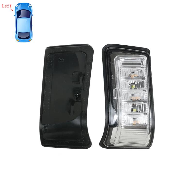 Rear Heated Blind Spot Warning Mirror Glass Cover Frame Turn Signal Light Model for Ford F150 F-150 2024 2025