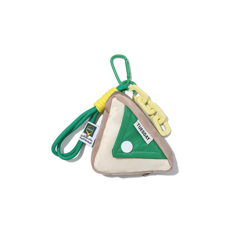 Dual-Tone Fashion Mini Crossbody: Coin, Earphone, Lipstick, & Cosmetic Bag with Lanyard Pendant