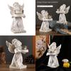 European Angel Candle Holder Resin Sculpture For Housewarming Party Gift Decor