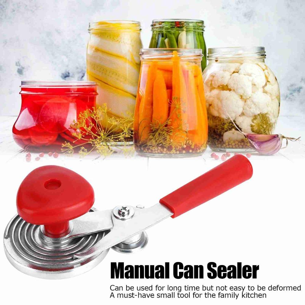 Iron ABS Can Sealing Machine Manual Operation Jar Sealing Tool Manual Can Sealer  Preserving Food