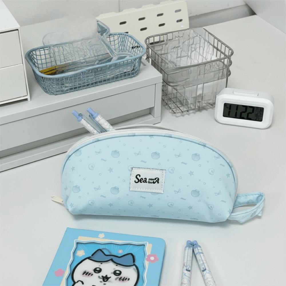 Large Capacity Pen Bag With Handle Stationery Organizer Stationery Storage Bag Desktop Storage