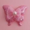 Scallion Powder Mesh Pearl Butterfly Hair Clip, Tie, and Headband DIY Accessories