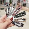 Neue beliebte farbige Diamant-Glitzer-Strass-Haarklammern Haarnadeln für Damen Kristall-Barrettes Accessoires für Mädchen