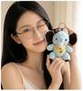 Adorable Jointed Elephant Plush Keychain Charm for Kids