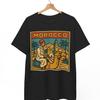 Morocco Retro Comic T-Shirt: Vintage North Africa Pop Art