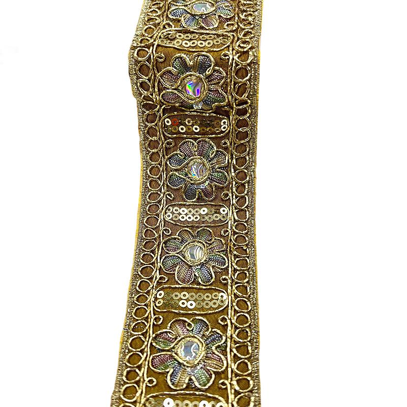 4.5cmx10Yards DIY Materials Bohemian Style Sewing Accessories Multi-Function Floral Embroidery Curtain Decor Multiple Colors