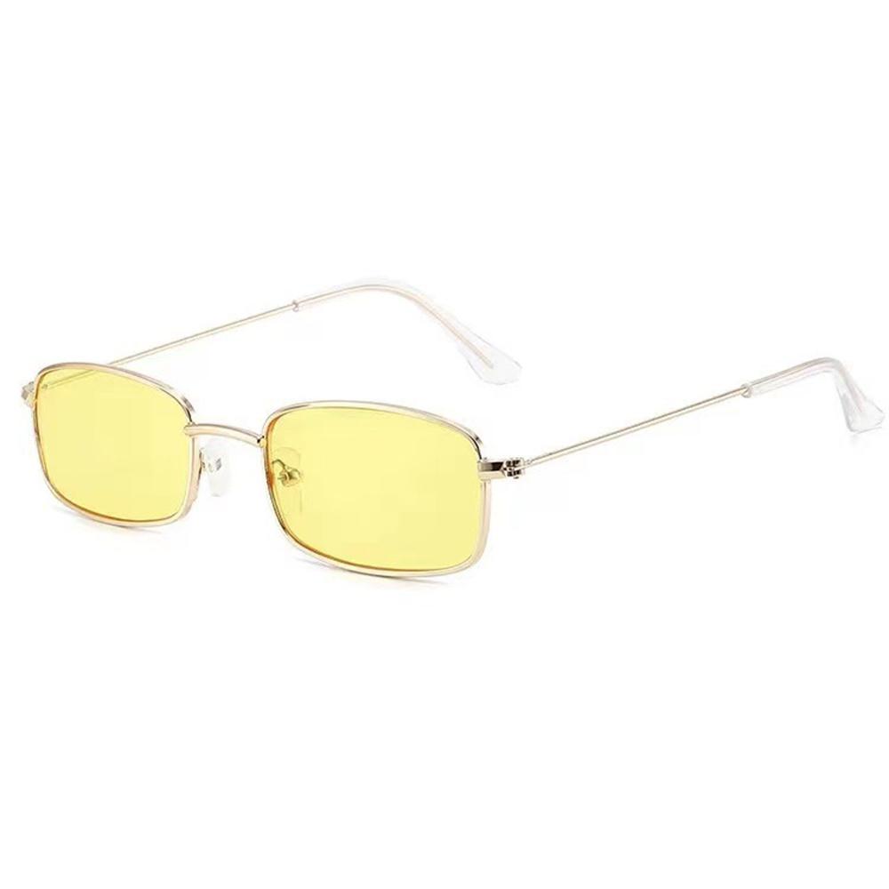 

Retro Small Square Frame Metal Sunglasses Cat Eye Sunglasses Summer Street Eyewear UV400 for Women Korea Style Gafas De Sol
