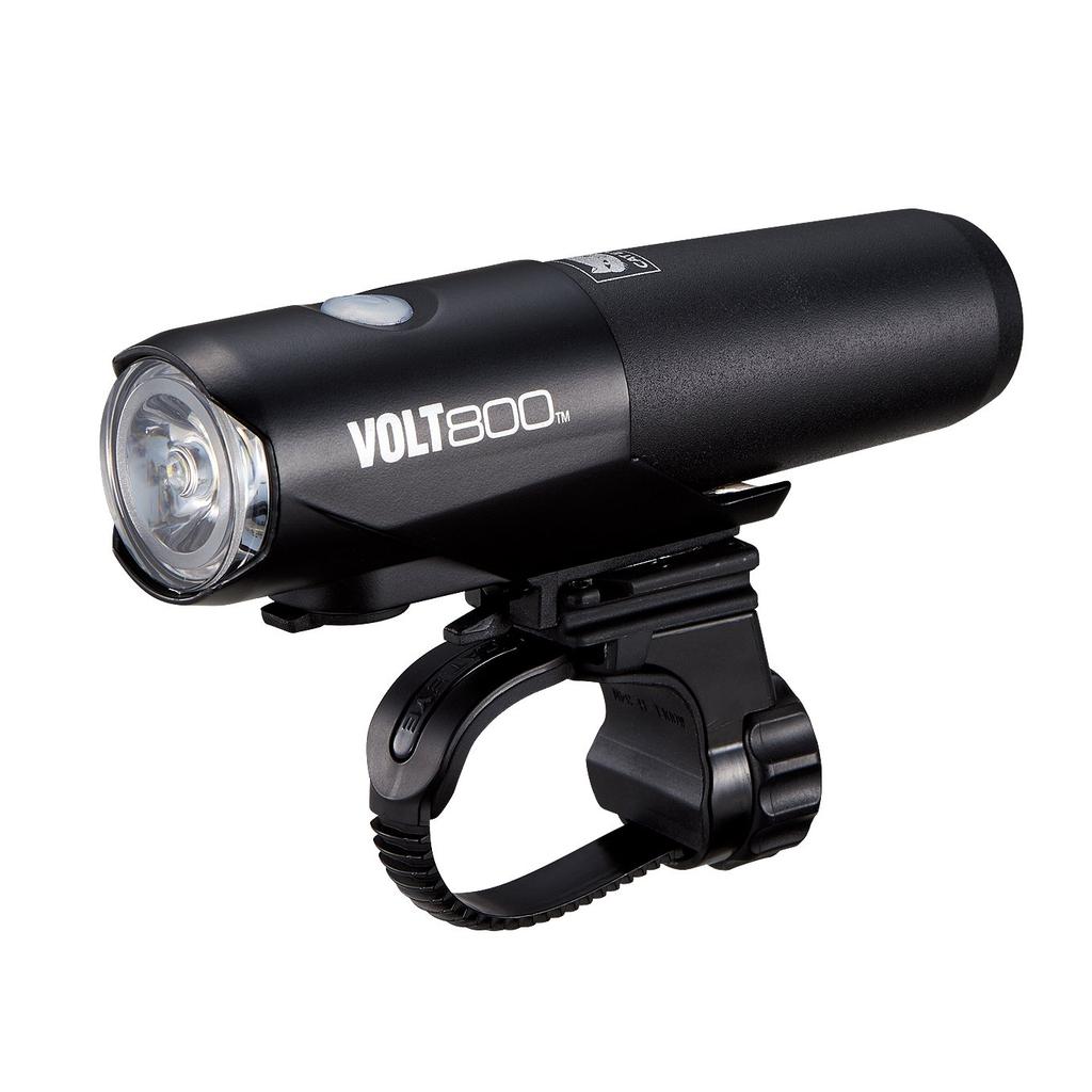CatEye VOLT800 LED Fahrrad USB Bis zu 8 Stunden (800 Lumen) Leicht, Wiederaufladbar, Beleuchtung, Werkzeuglose Montage, HL-EL471RC