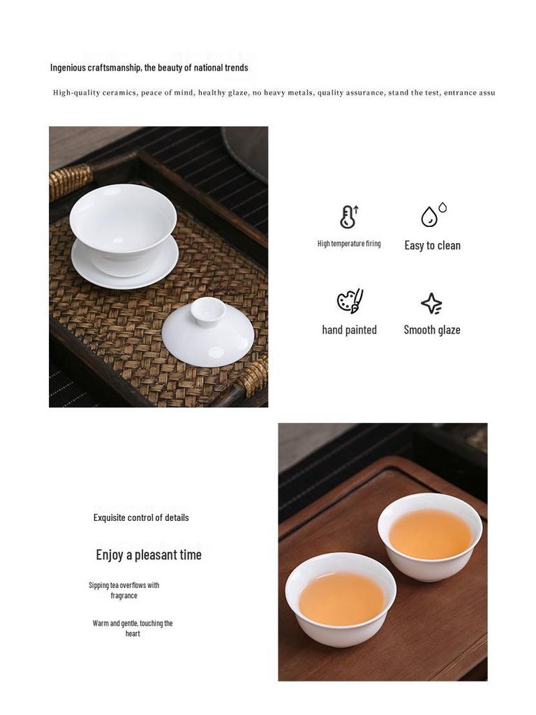 Portable Kung Fu Tea Set with Carry Bag - Ideal for Travel, Outdoor Use, Business Events, or as a Customized Logo Gift.