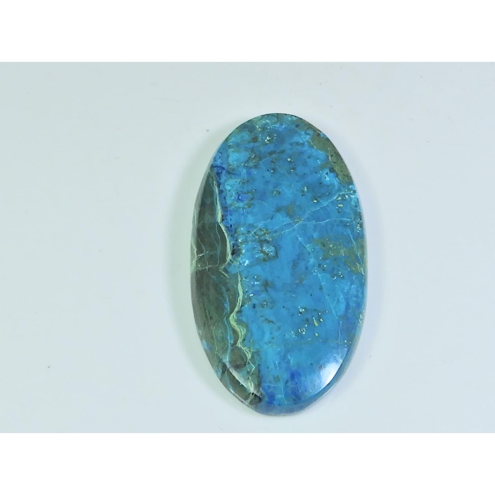 

24X48X05MM Natural Shattuckite Oval Shape Cabochon Loose Gemstone 70Cts. D-141