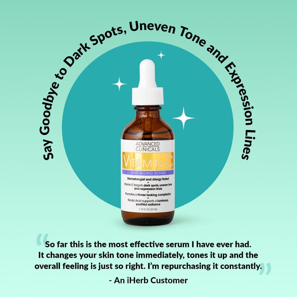 Advanced Clinicals Vitamin C Brightening Serum 52ml (1.75 Fl Oz)