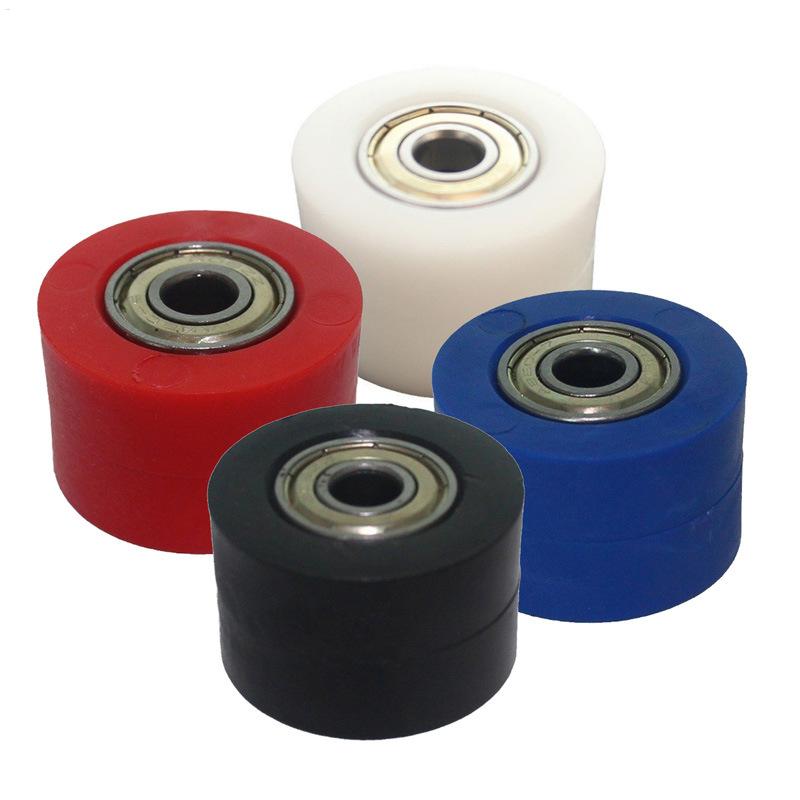 8mm Chain Roller Tensioner Pulley Wheel Guide Motorcycle Chain Roller Tensioner Universal For Street Bike Motocross ATV