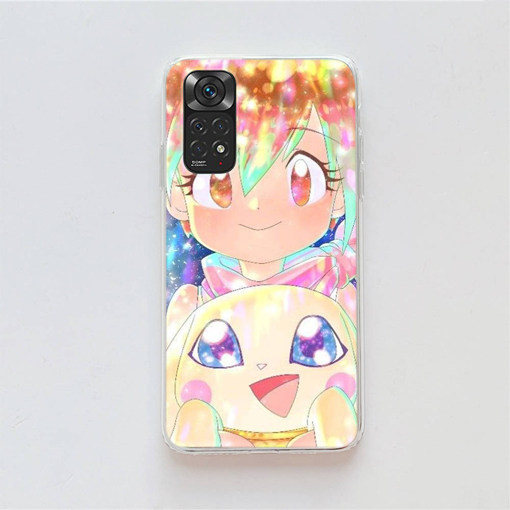 DT33 Digimon Case for Samsung A04 A14 A23 A34 A54 M23 M33 M52 M53 Realme 10 9 C30S C35 C55 VIVO Y02S Y21 Y33S Y51 X80 Pro Clear Cover