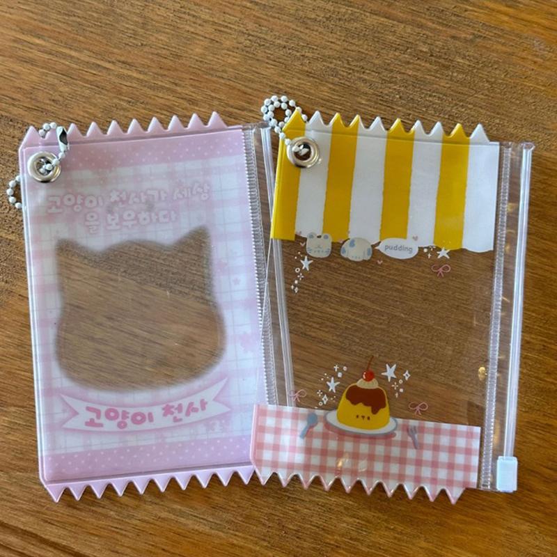 Japanese Style Candy Card Bag Creative Cartoonish Photo Card Holder Ins Diy Photocard Protector Pvc Card Sleeve Bag Pendant