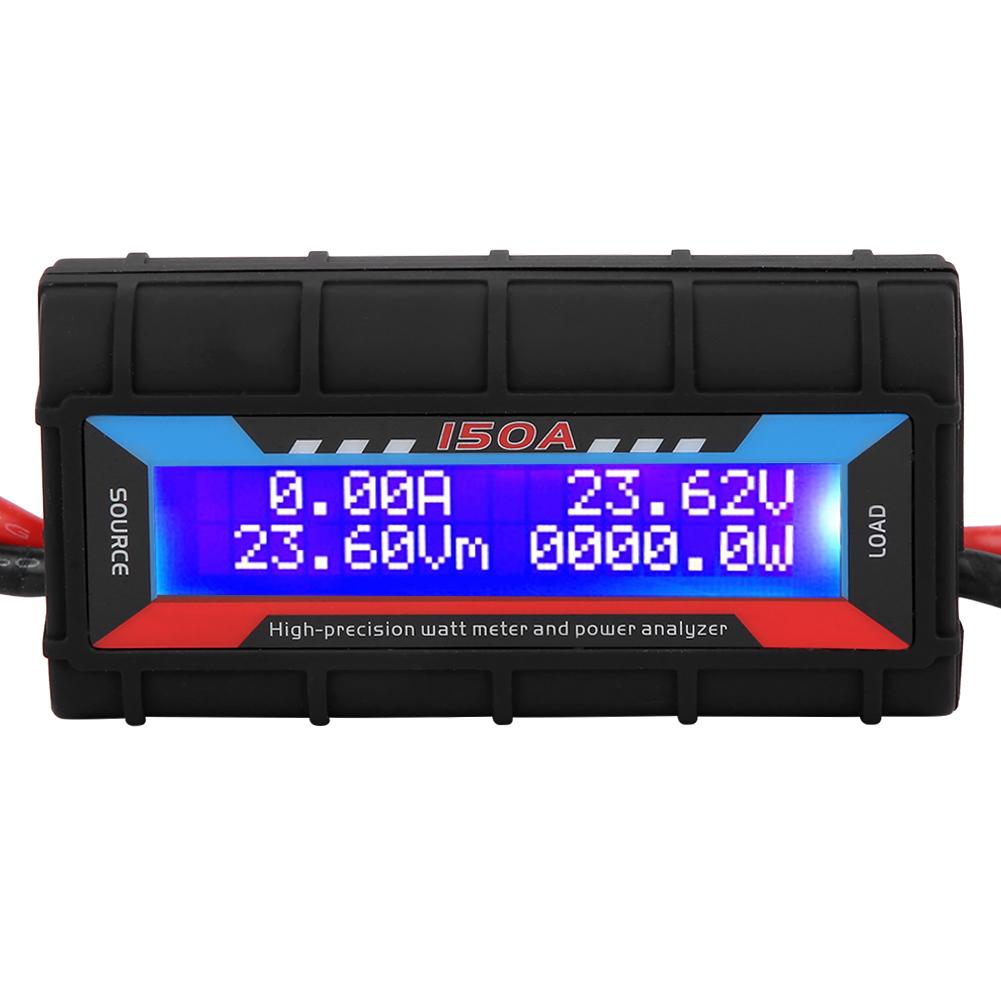 

Watt Meter Power Analyzer LCD Digital Tester Volt Amp 150A for RC Model Airplane