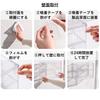 COZENTA Figure Display Collection Transparent Wall Mount Case, Case, PET, Shelf, Magnetic, (3 Tiers, 27x36x13cm)