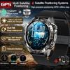 New Army grade TANK GPS Offline Maps Smart Watch 10ATM Waterproof Sports Compass Heart rate HD Bluetooth call Smart watch