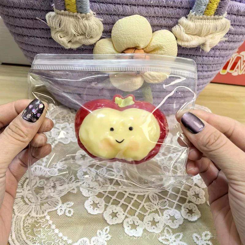 Strawberry Stress Relief Squeeze Toy Soft Fidget for Anxiety Relief Sensory Fidget Toy ADHD Kids Gift Slow Rising Decompression