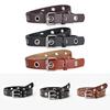 Fashionable Stylish Casual Women's Hollow Belt Elegant Faux Leather For Jeans
