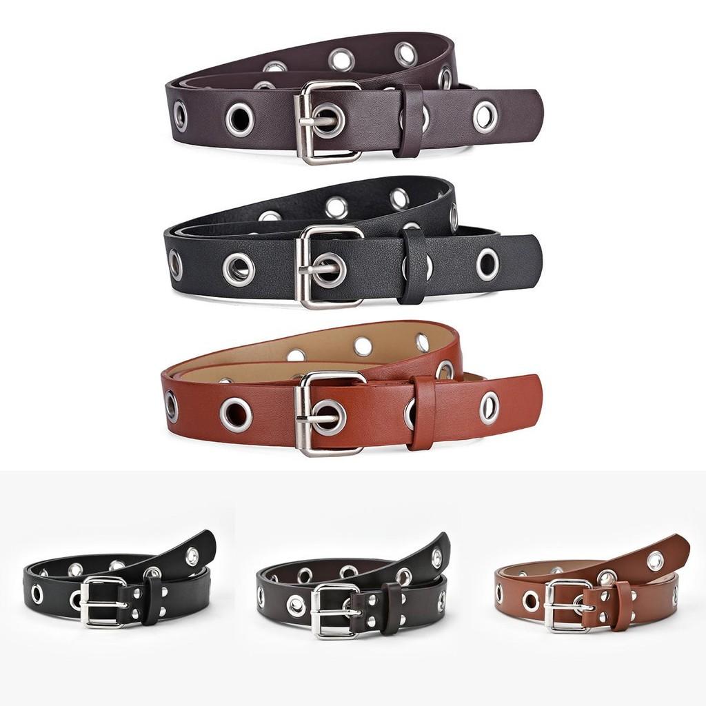 Fashionable Stylish Casual Women's Hollow Belt Elegant Faux Leather For Jeans