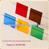 Colored Transparent Acrylic Sheet: Organic Glass Board for Laser Cutting