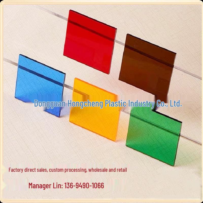 Colored Transparent Acrylic Sheet: Organic Glass Board for Laser Cutting